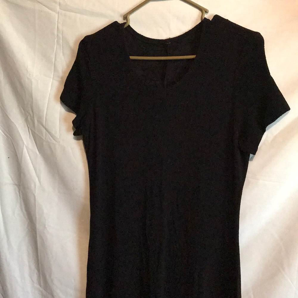 Long black dress